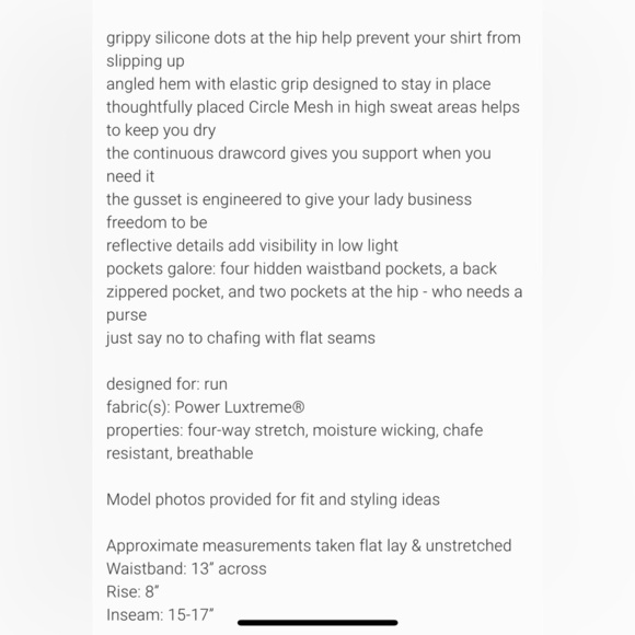 Lululemon Run A Marathon Cropped Leggings EUC - Picture 7 of 7